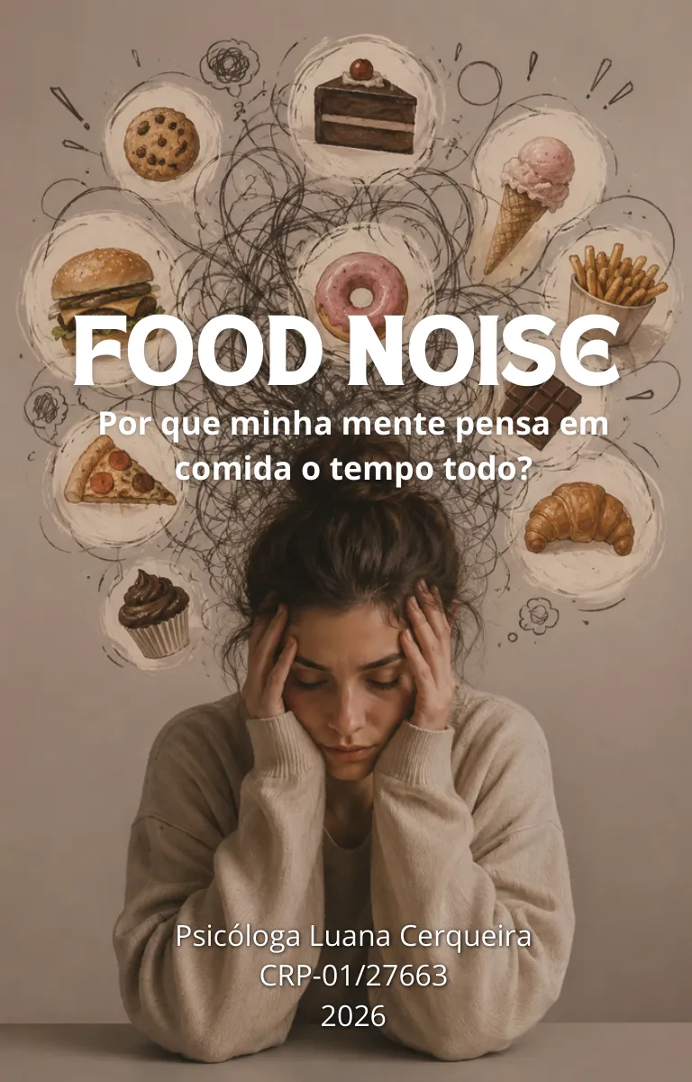 Capa do e-book Food Noise, de Luana Cerqueira Teixeira